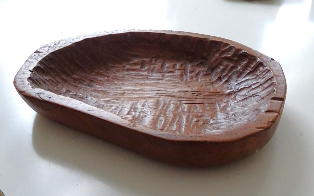 Houten Schaal handwerk houtsnijwerk
