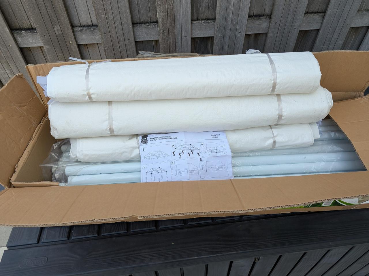 Partytent nieuw 6 x 3 meter