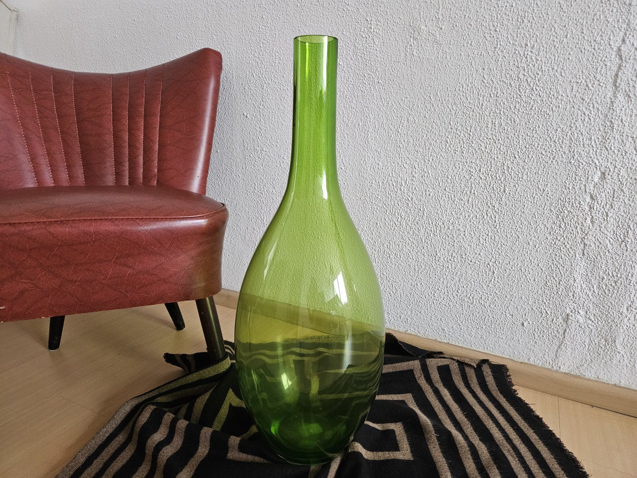 Grote groene vaas