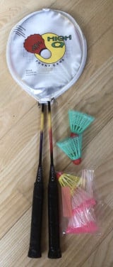 High Q badmintonset met shutlles