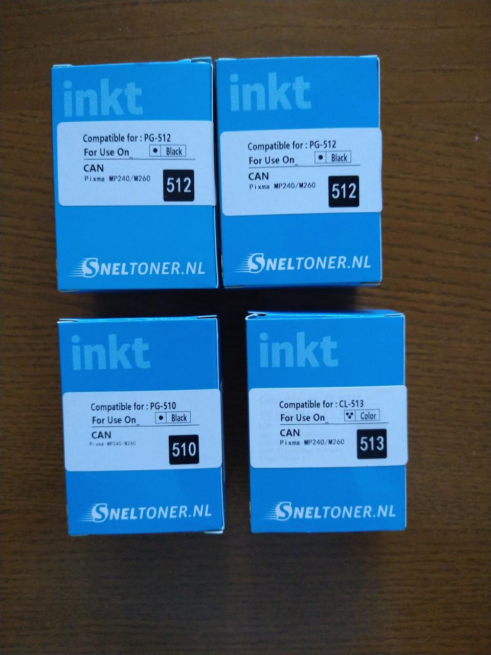 Inktcartridges voor Canon PIXMA printer MP 230 - MP 499 enz.