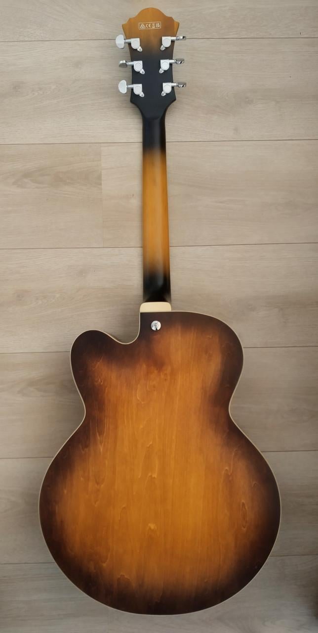 Ibanez AF-55 Tobacco Flame 2024 met gigbag z.g.a.n.