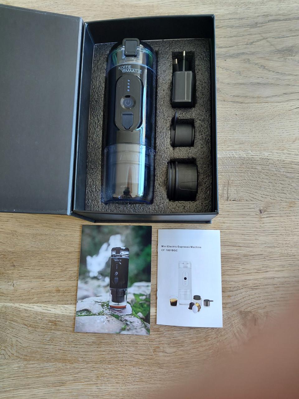 Mobiel koffieapparaat koffiemaatje koffiemachine