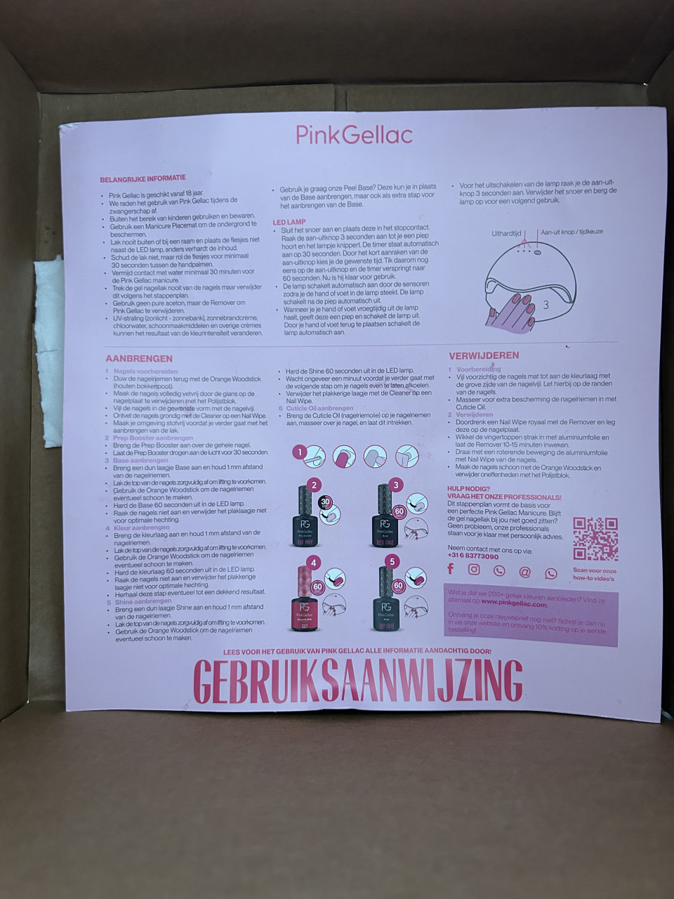 Pink gellac