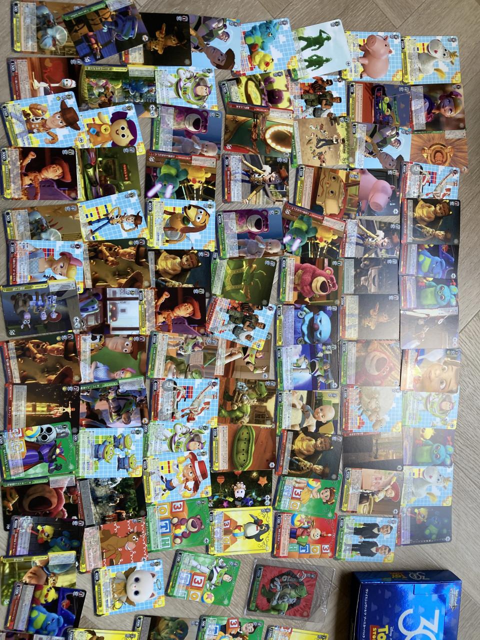 96 nieuwe Weiss Schwarz Toy Story kaarten
