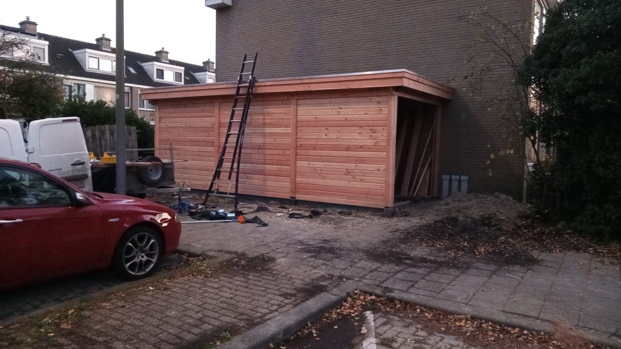 Houten overkappingen