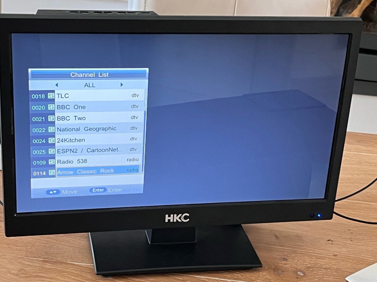 Digitale kleuren televisie voor in de camper, nieuwstaat!