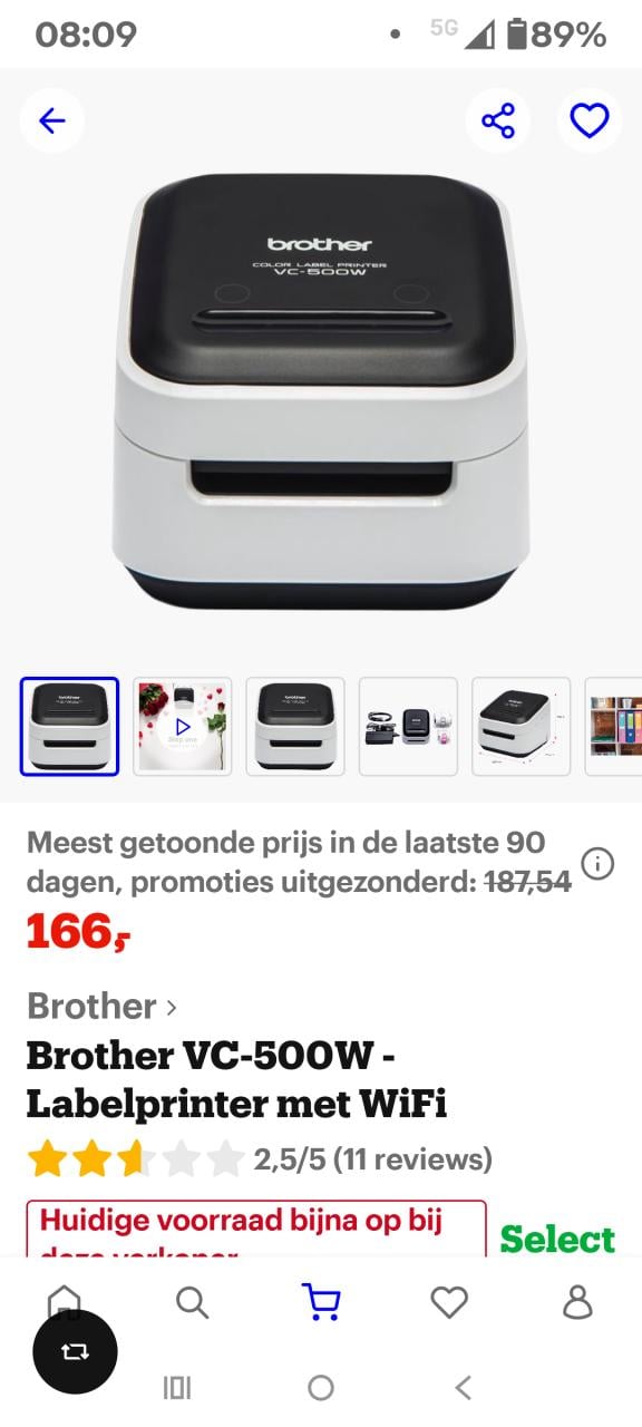 Te koop label printer kleur