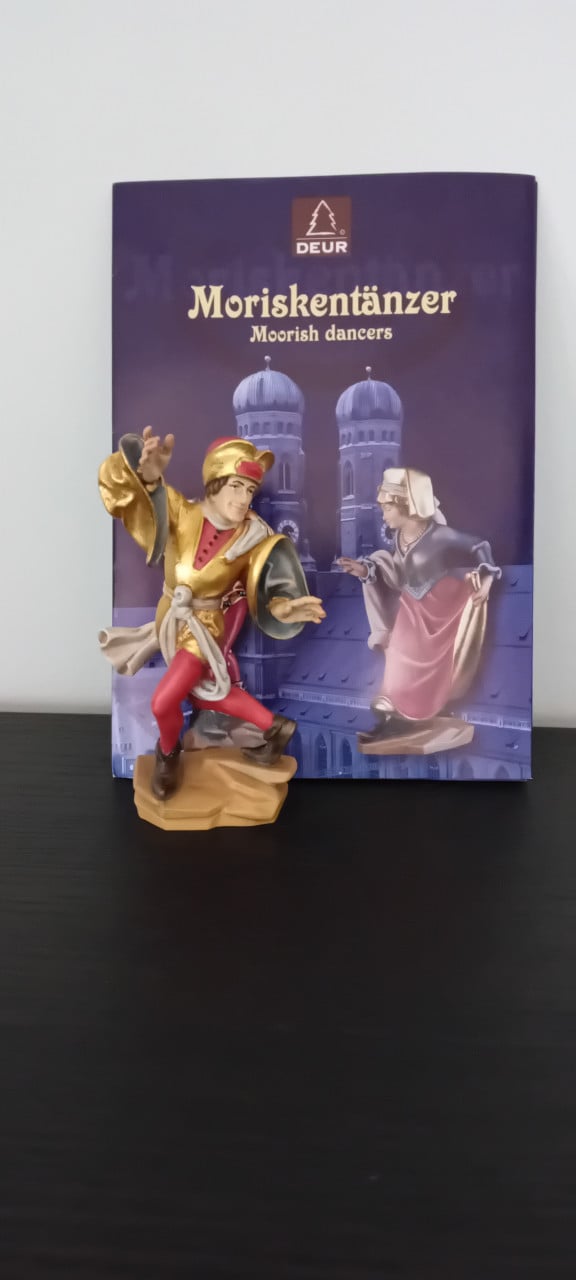 Moorse danser houtsnijwerk 13 cm