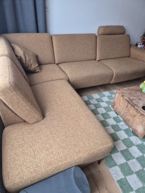 Hoekbank en relax stoel