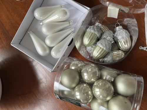 Kerst mooie kerstballen kerstspullen