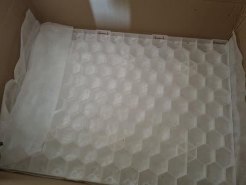7 stuks +Garden® Pro-line Grindmat 120 x 80 x 4 cm wit met worteldoek