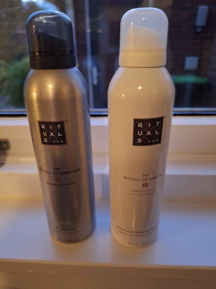 Rituals sakura en samurai bodyschuim nieuw sint/kerst kado