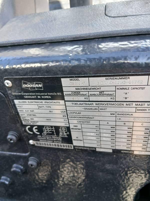 Doosan 2.5 ton LPG
