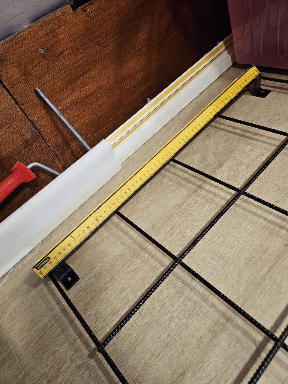 Industriële wandrek en planken houders