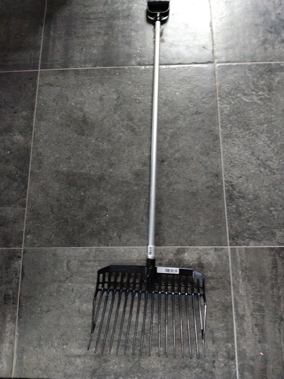 Mestvork met metalen of aluminium steel