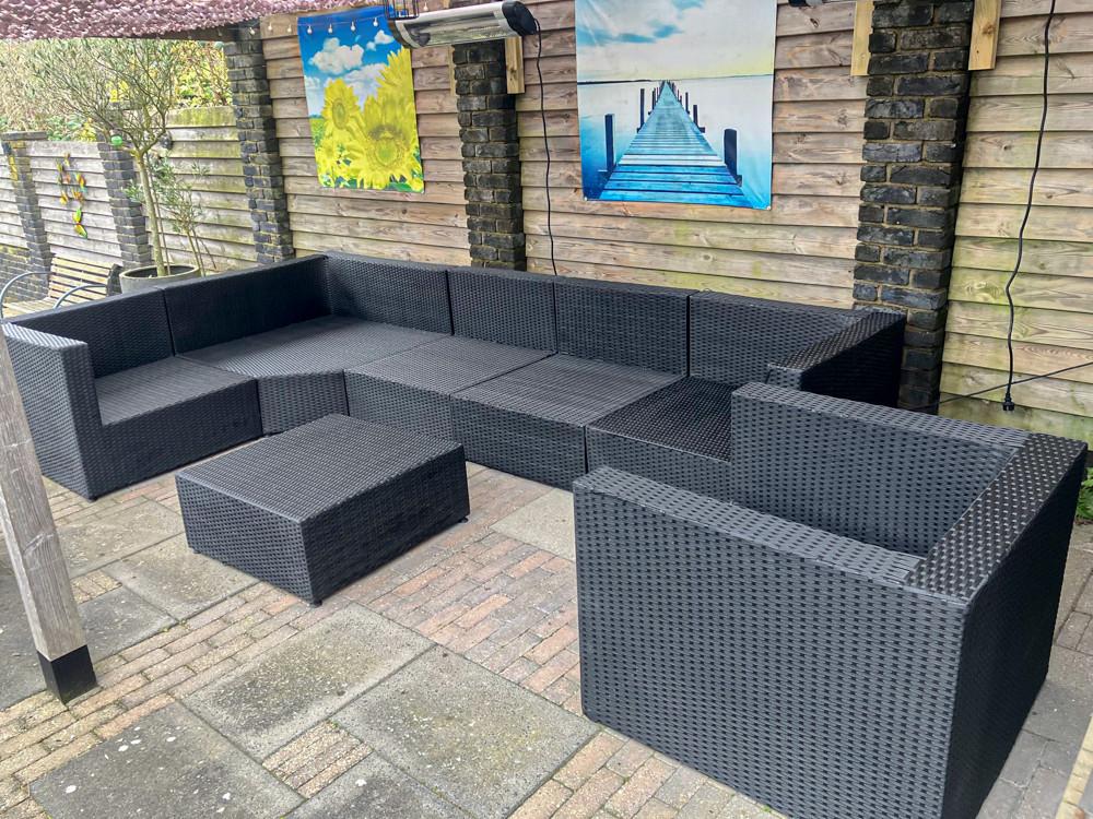 Groot loungeset Wicker bois le duc