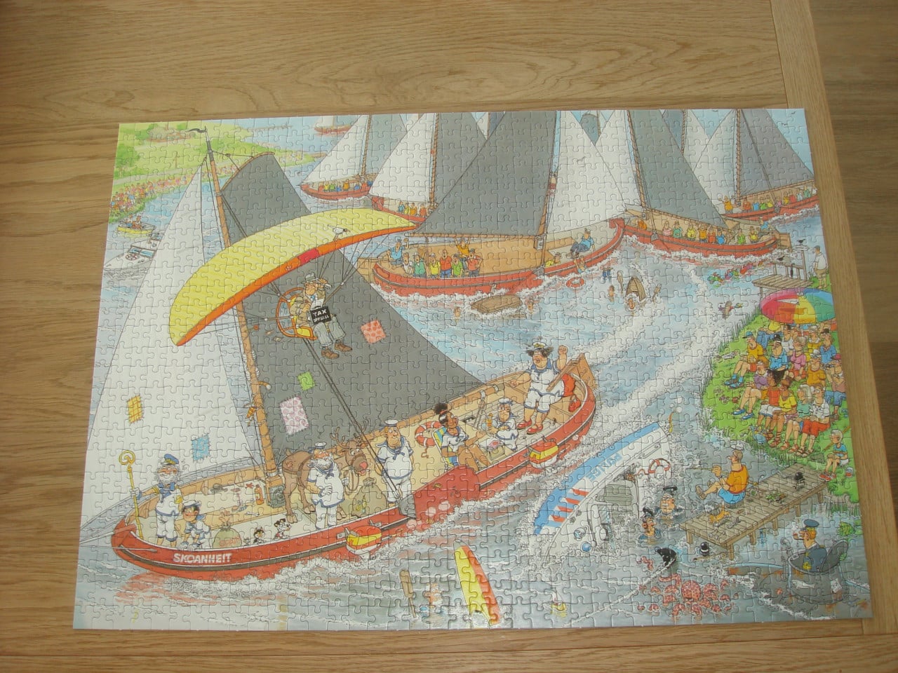 Te koop Complete Jan van Haasteren Puzzels De kaasmarkt- Skutsjesilen