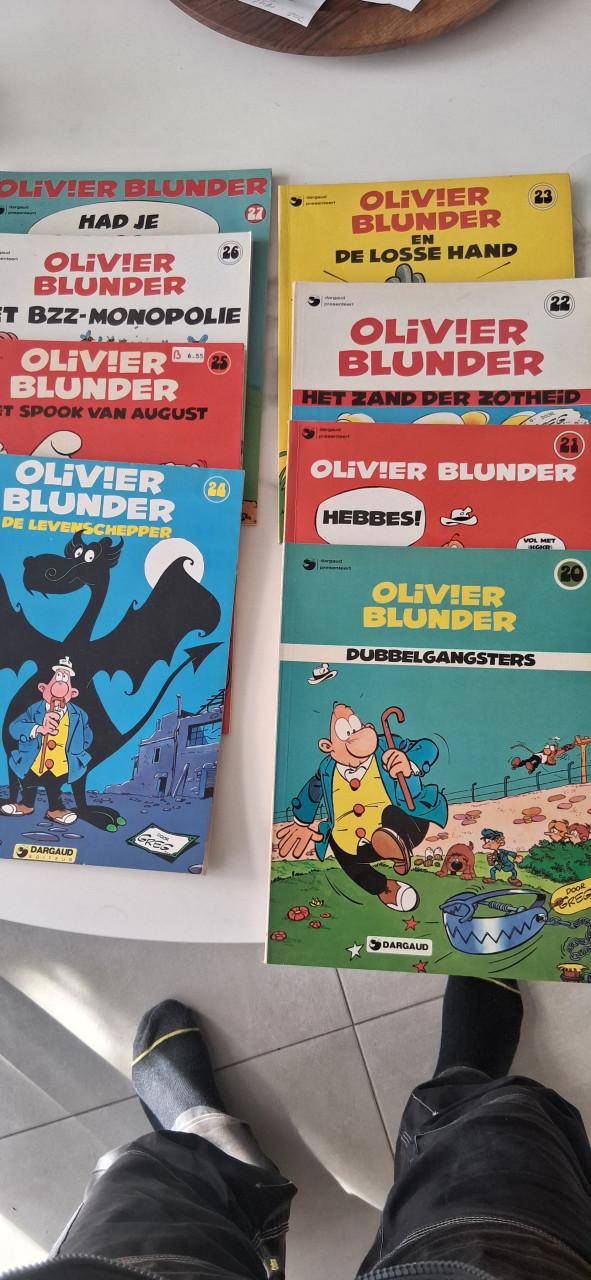 Olivier Blunder stripboeken.