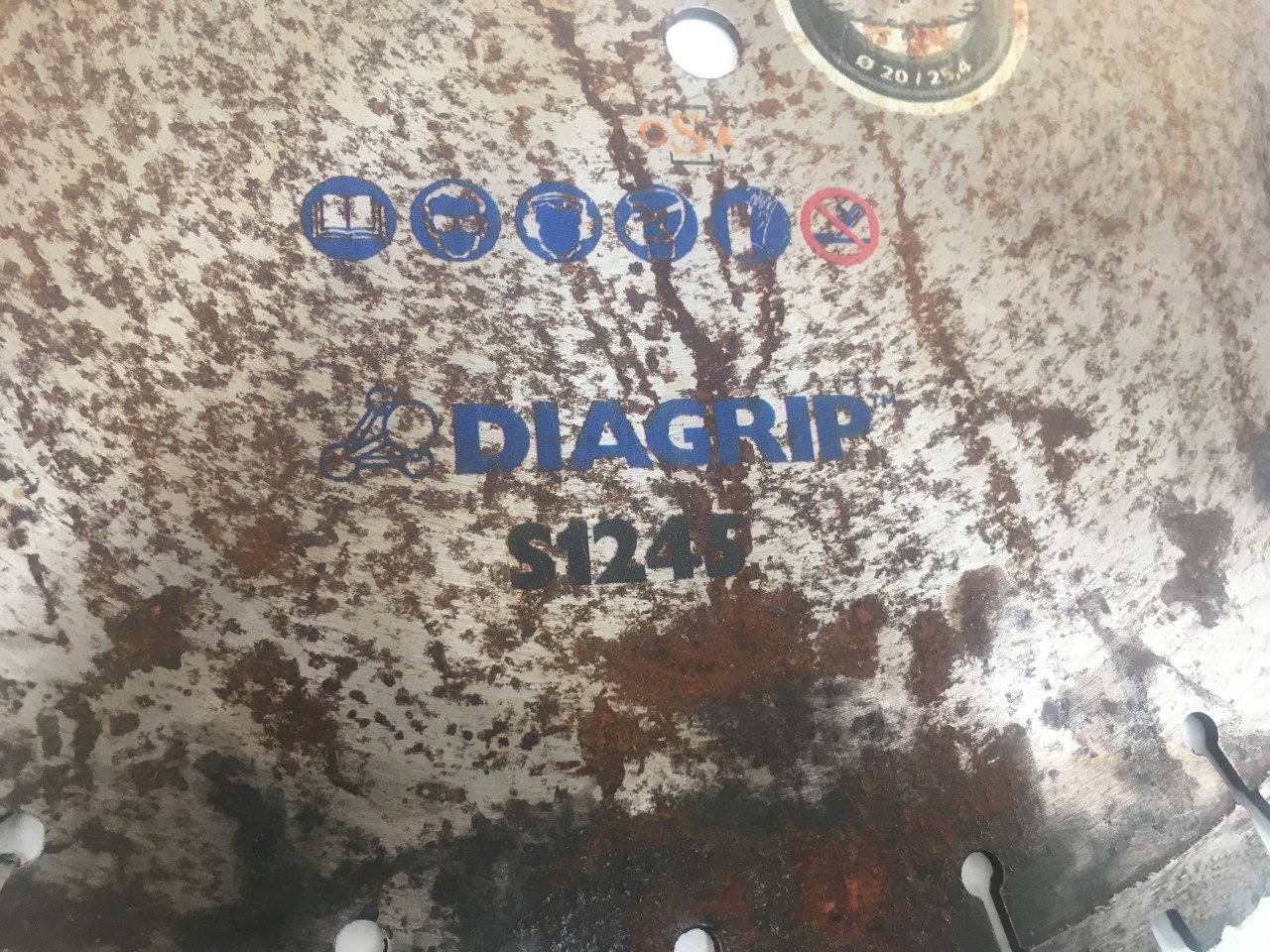 Originele Husqvarna Diagrip S1245  Diamantslijpschijf 350mm diameter