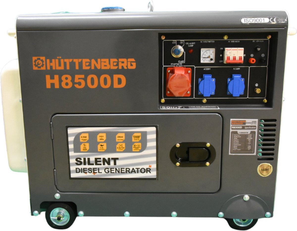 HUTTENBERG Diesel Generator Set H8500D 5 KVA