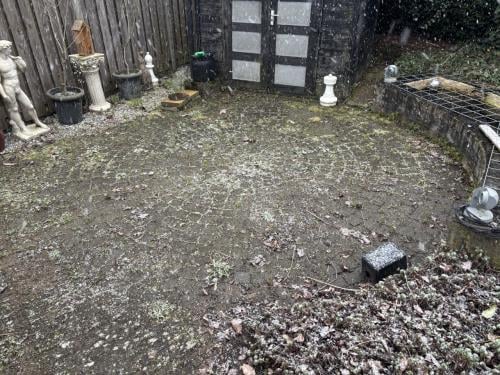 Gratis afhalen cirkel van terrasstenen