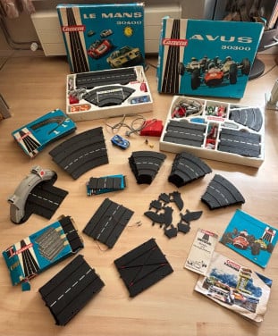 Carrera Universal racebaan Le Mans + Avus met extra