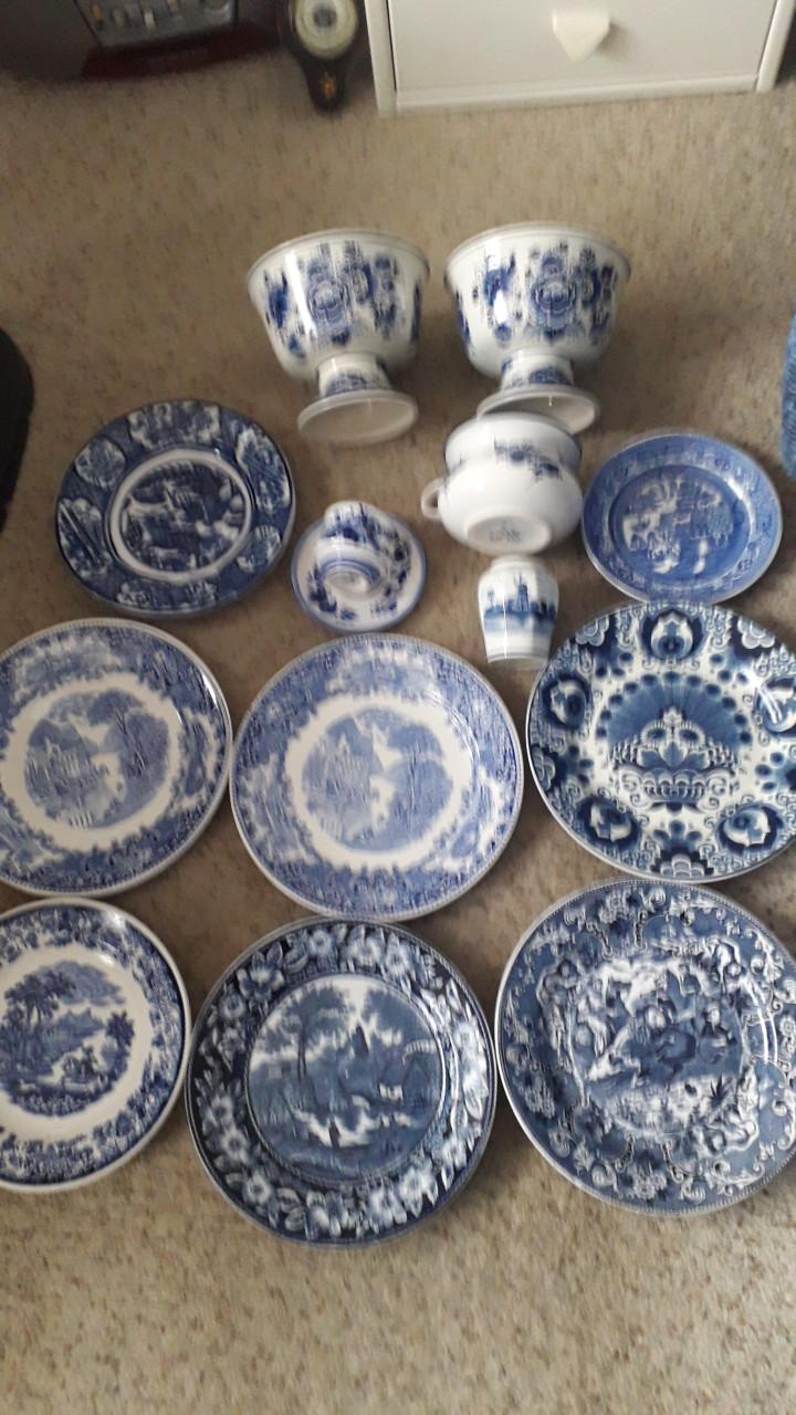 Partij delfts blauw