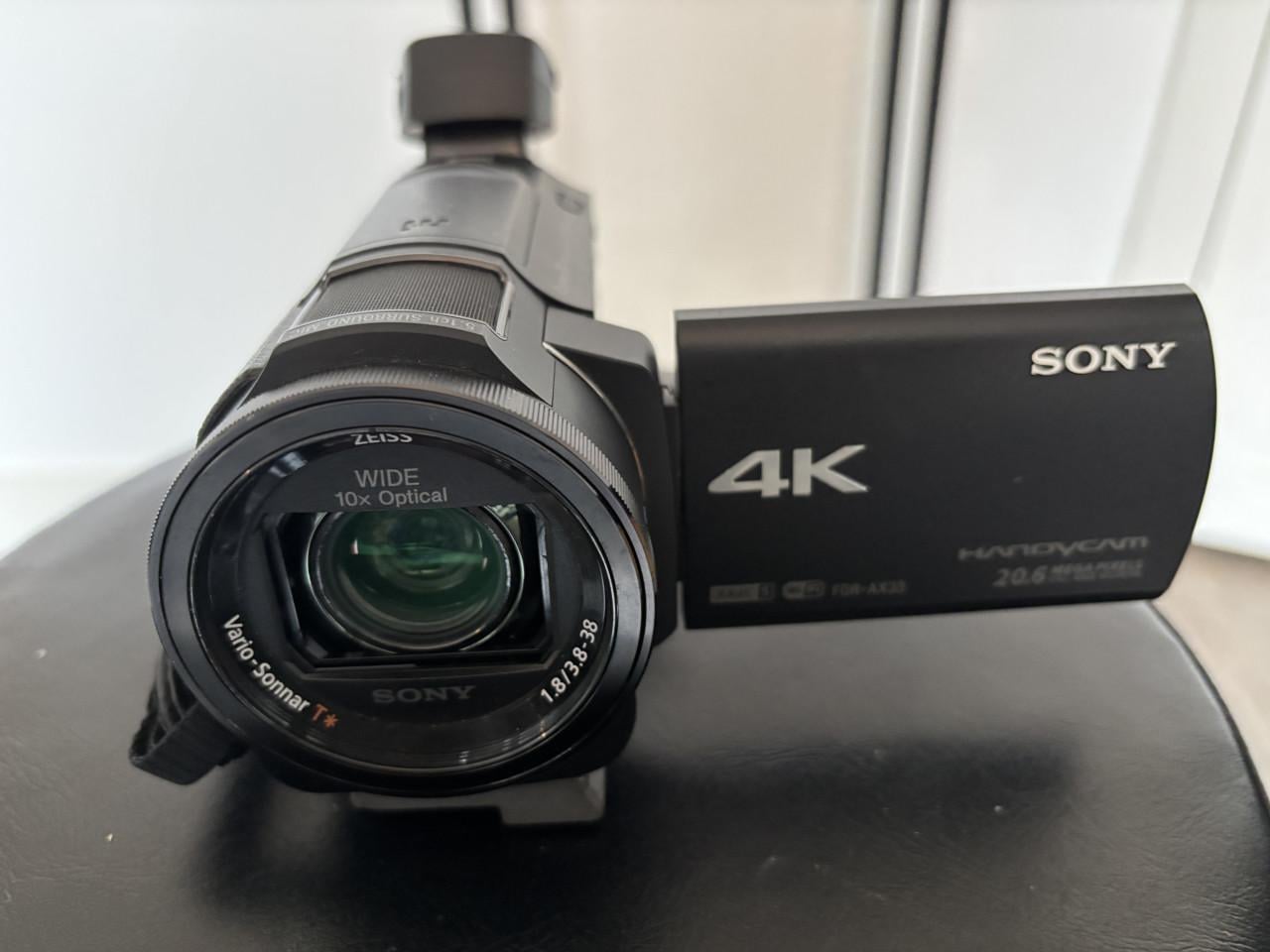 Sony Handycam 4K camera