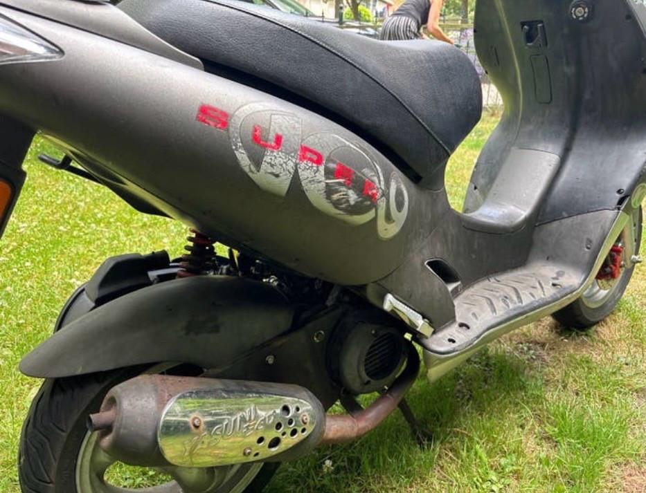 Te koop Kymco Super 9 50cc 2takt AC blauw kenteken