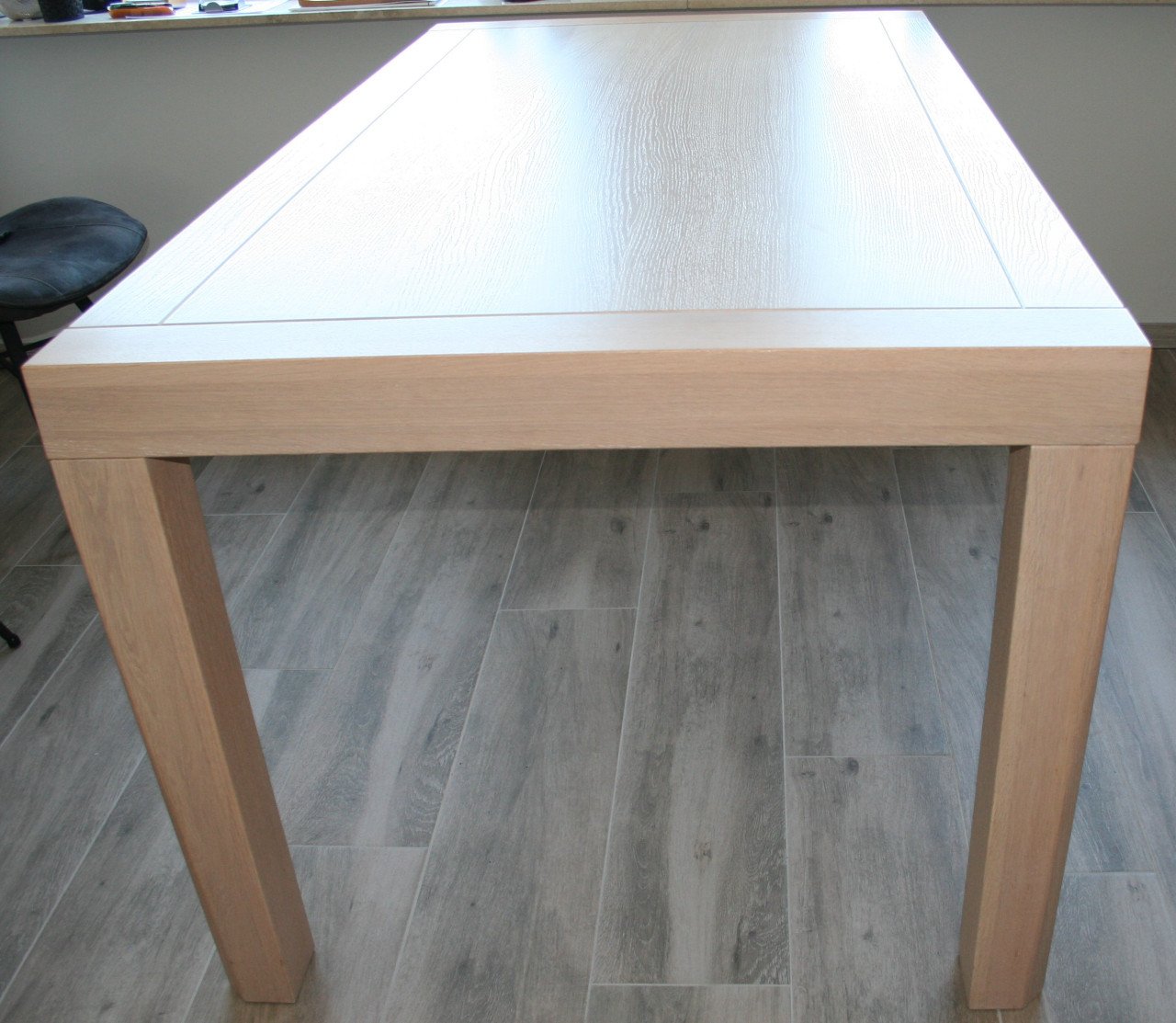 EETTAFEL WHITE WASHE EIKEN