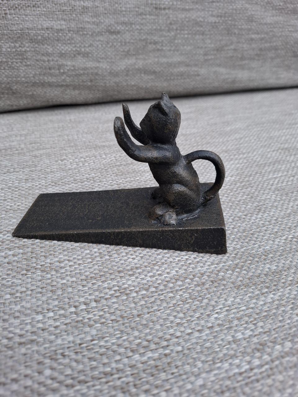 Decoratieve Deurstopper Kat - Gietijzer