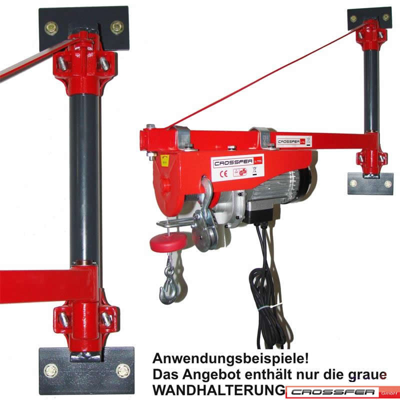 Crossfer takel, hijstakel, bouwtakel, lier, kraan 600kg / 18M kabel