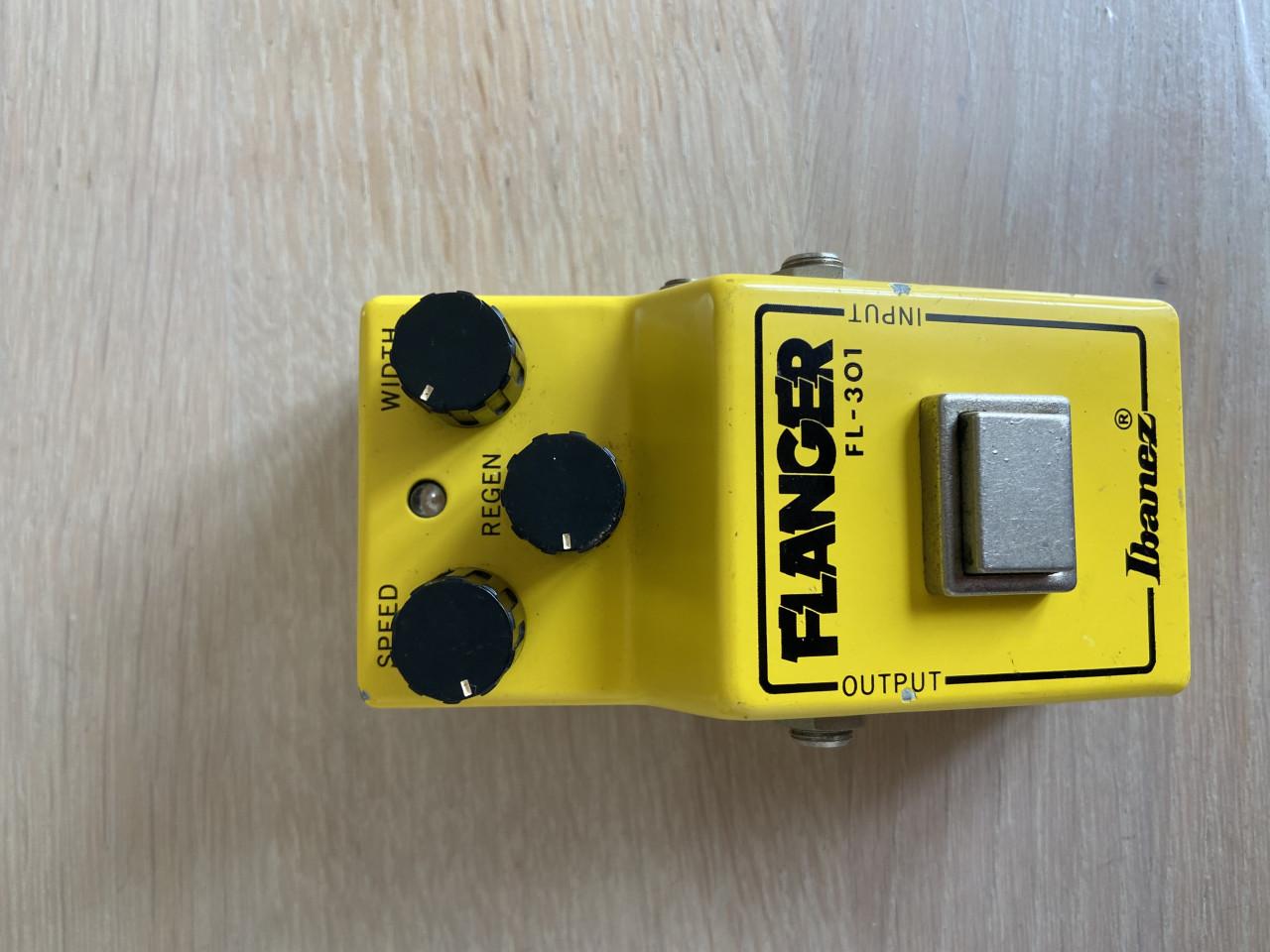 Collectors Item Fuzzder Pedal Monacor 7-ties Ibanez Flanger FL - 301 8-ties