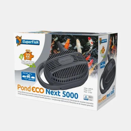 SuperFish Pond Eco Next 5000 – 22 watt vijverpomp krachtig