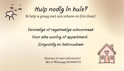 Huishoudelijke helpster