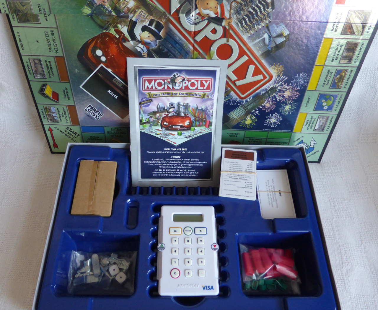 Monopoly van Dam toto Dom editie (bankpasjes)