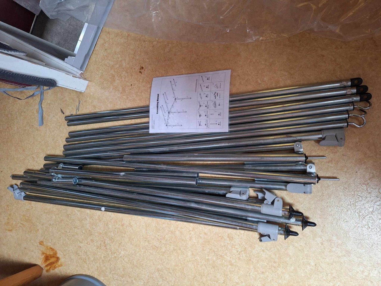 Nieuw luifelframe t/m maat 7