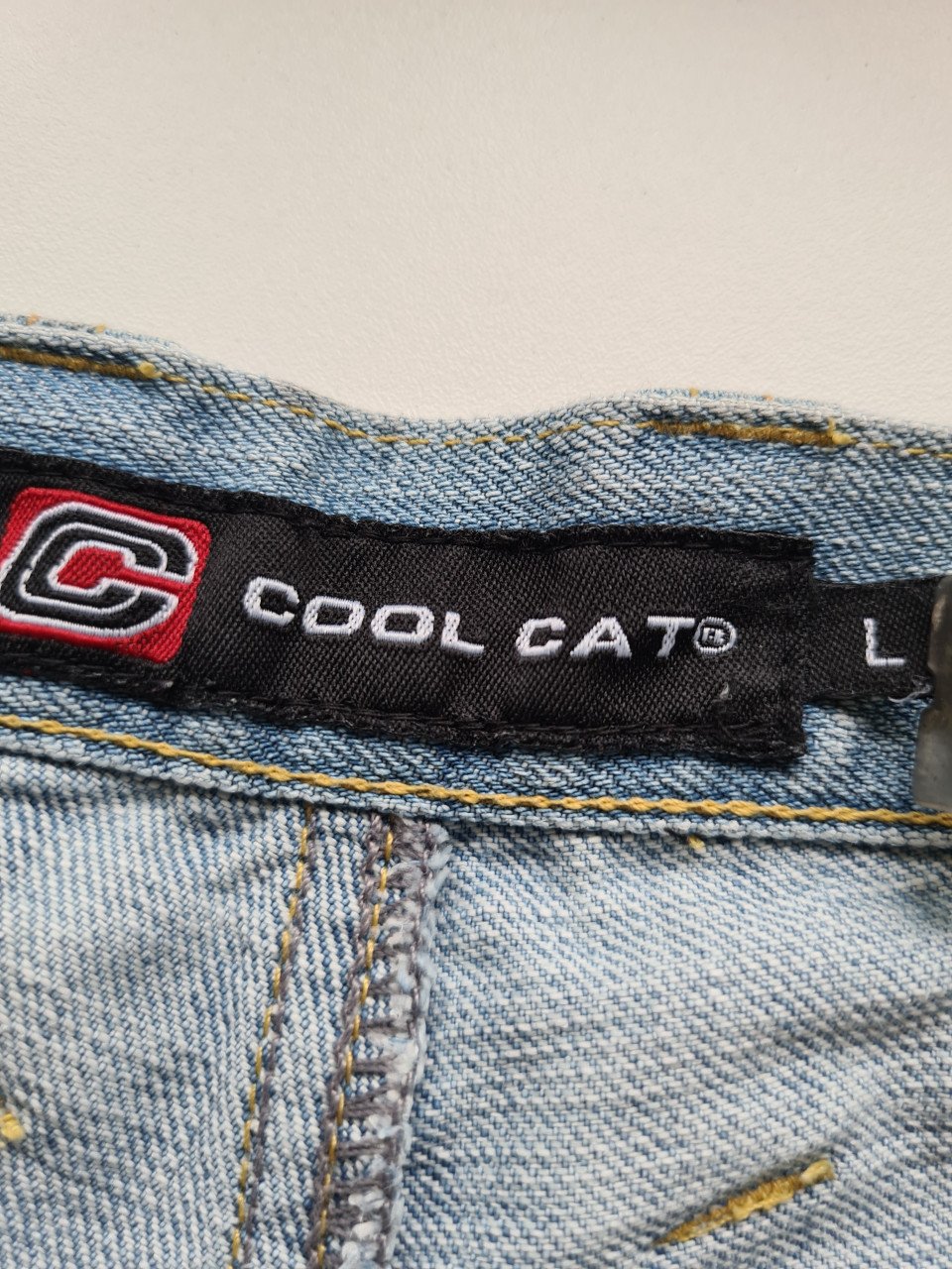 Coolcat lichtblauwe 7/8 spijkerbroek  Maat L