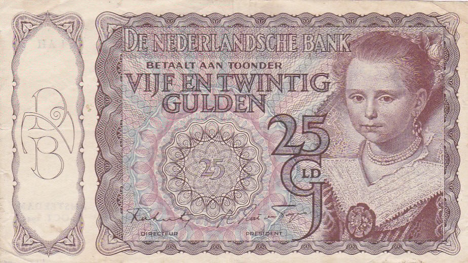 25 Gulden 1943 Prinsesje