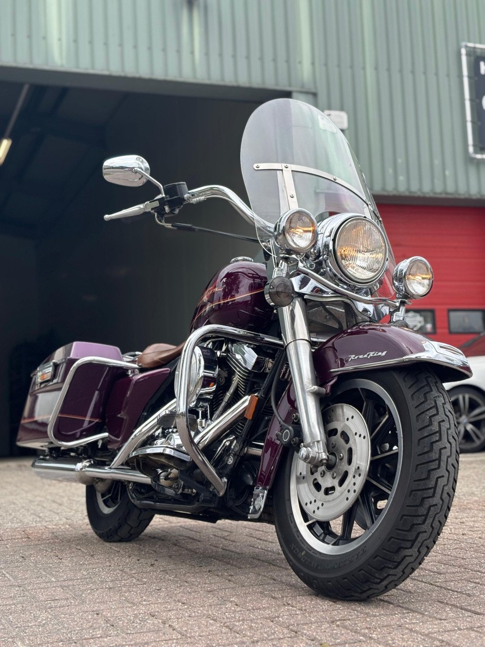 Zeer mooie harley Davidson 💜 Roadking 1340 evo