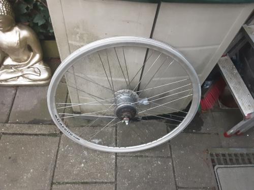Gazelle 28 inch shimano nexus achterwiel, 8 speed,rollerbrake rem