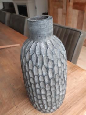 Stenen vaas hoogte 35 cm