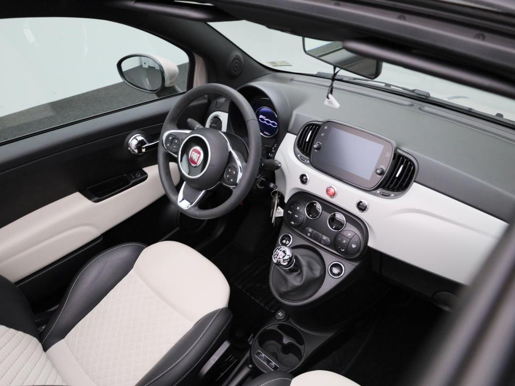 Fiat 500 C 1.0 hybrid star | cabrio | half-leder | navigatie | climate cont