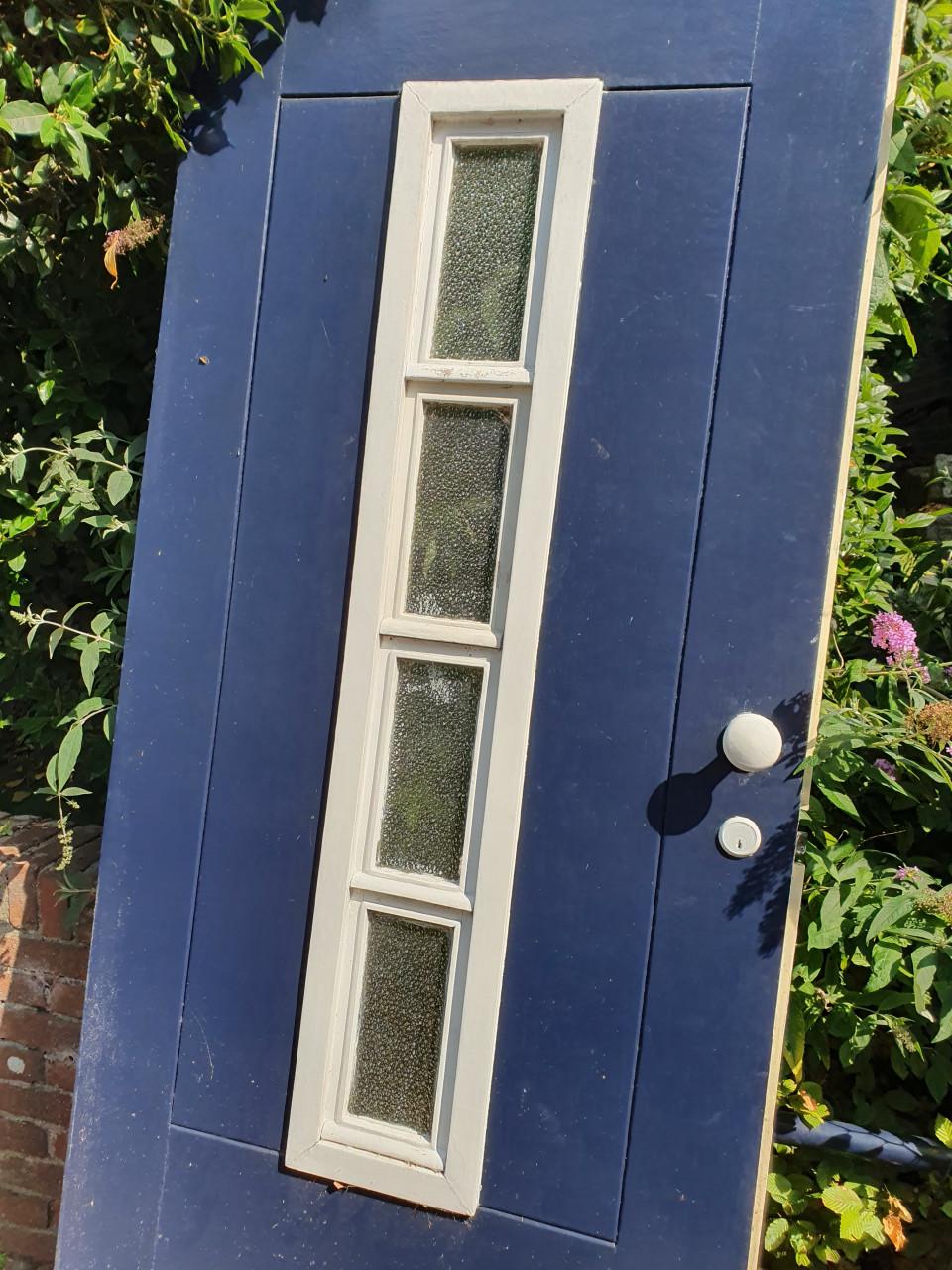 Massief Houten Voordeur met Glas | Exclusief Kozijn
