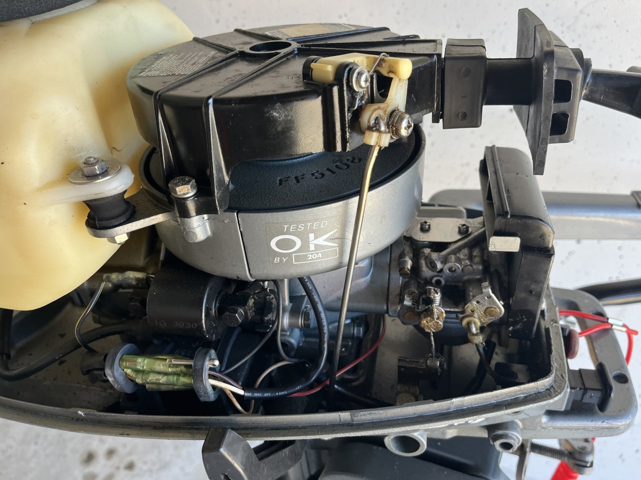 Mariner 5pk 2takt buitenboordmotor kortstaart