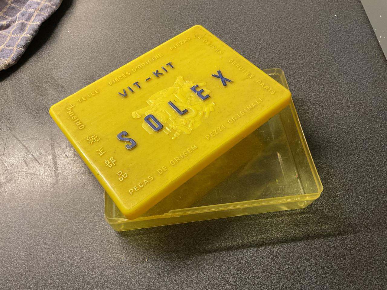 Vintage Solex carburateur doosje