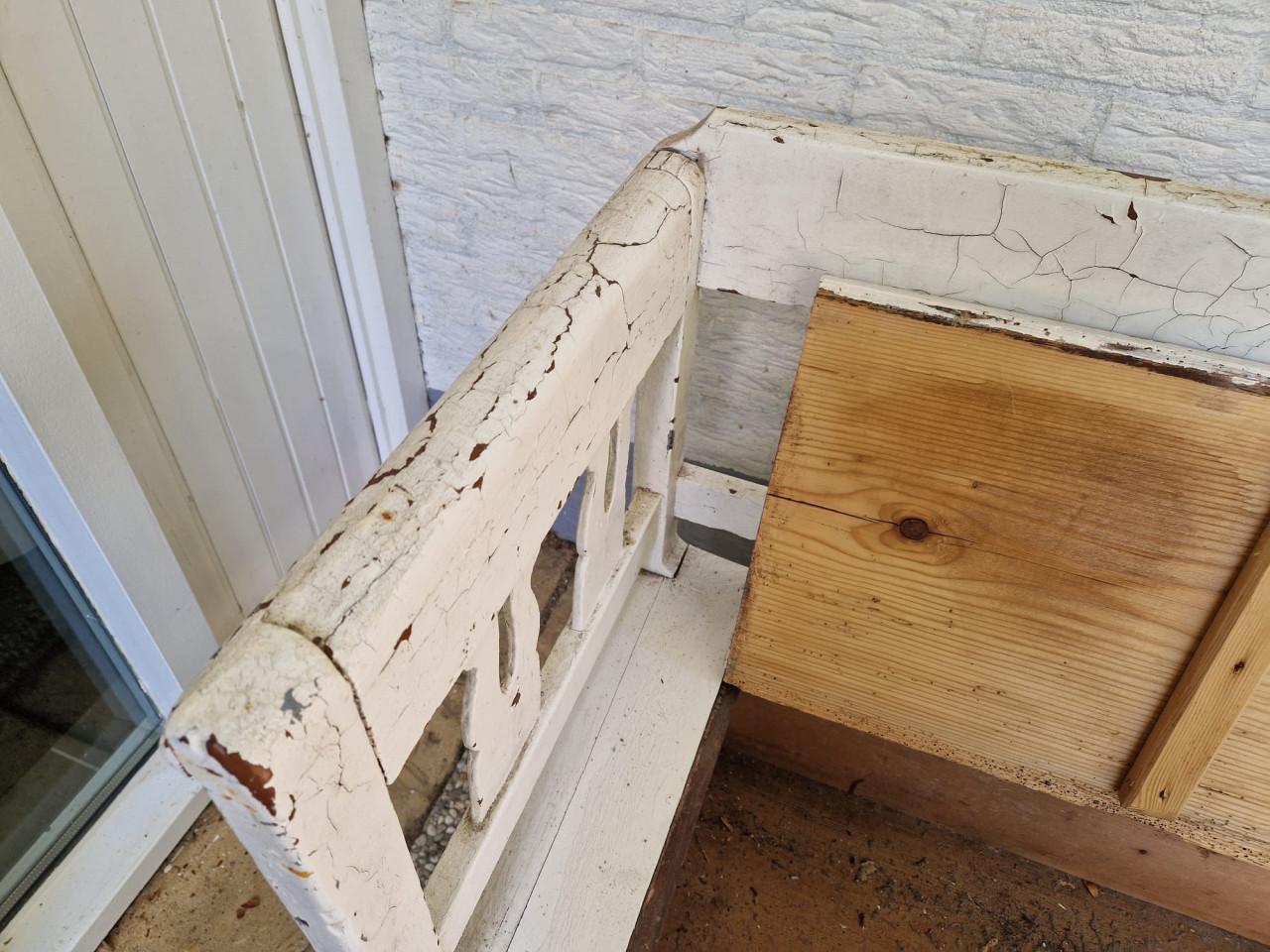 Houten klapbank