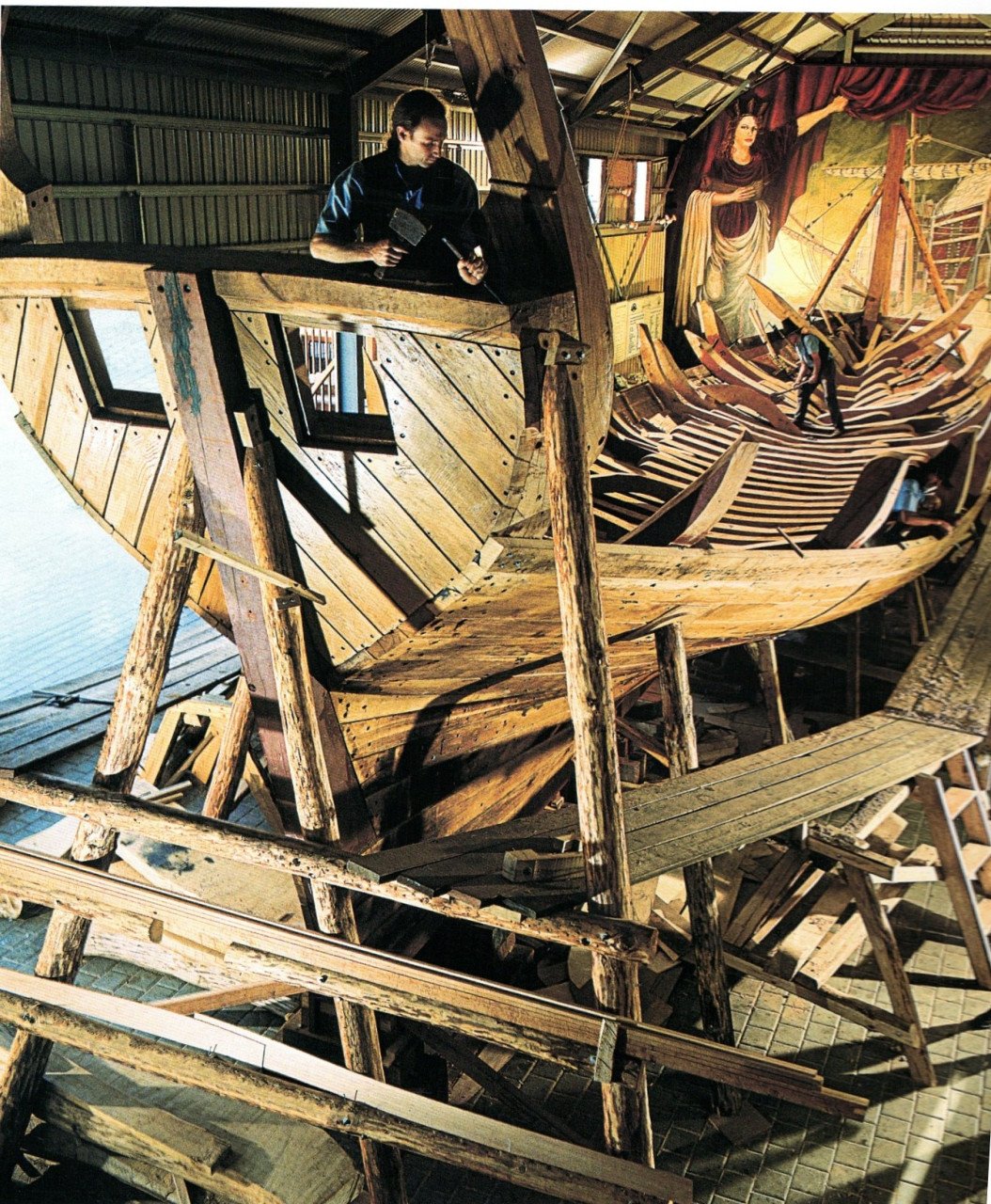 De bouw van een schip. De VOC replica Duyfken