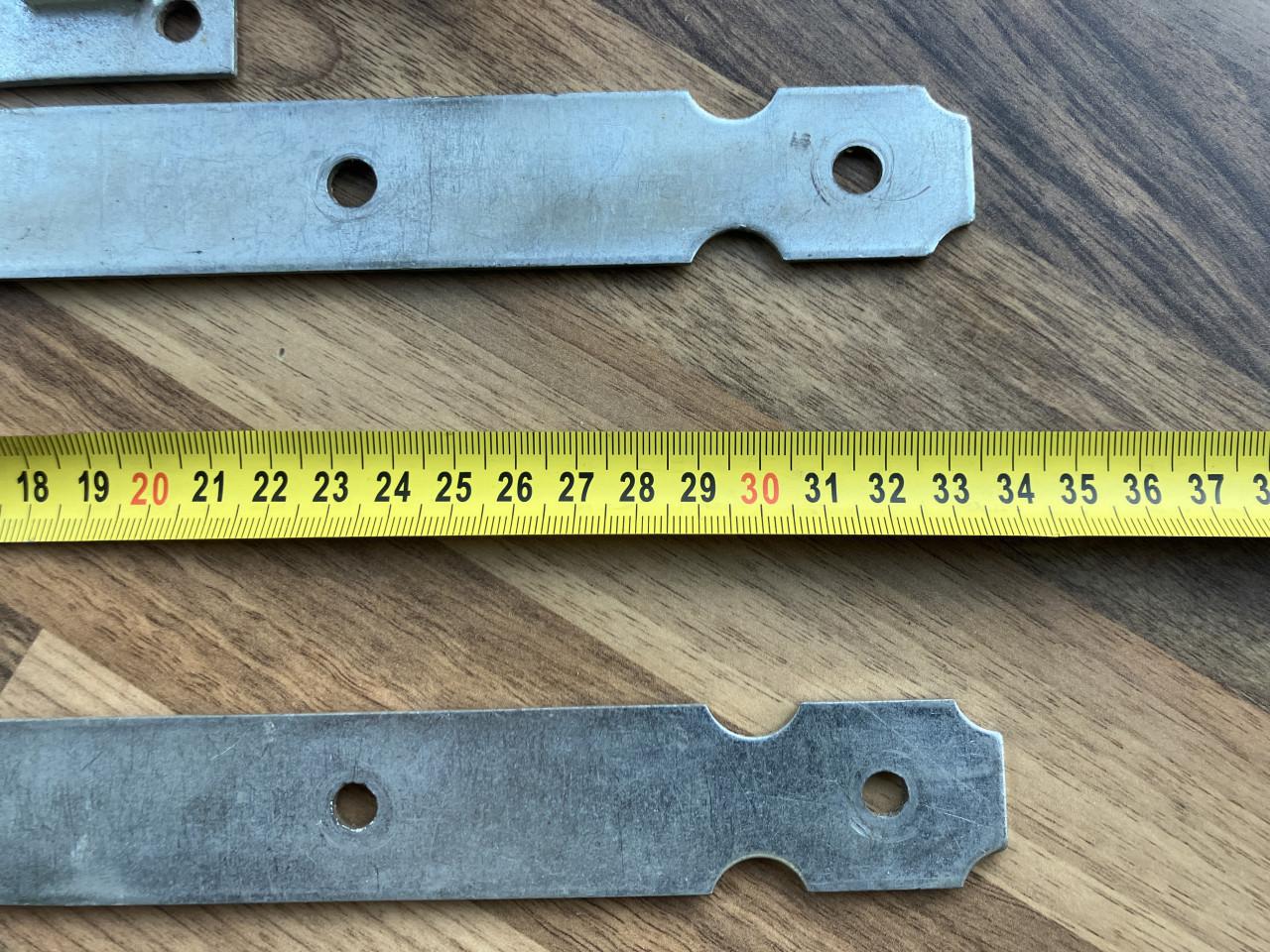 Poortgrendel cq. tuinhekgrendel incl. scharnieren